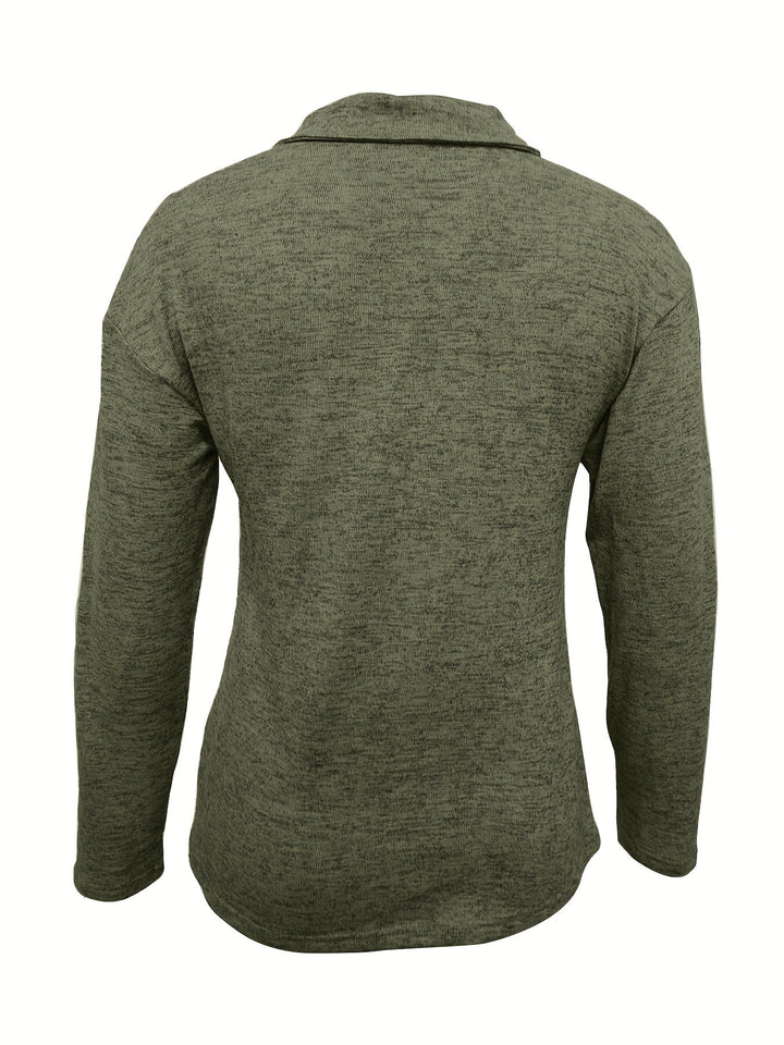 Quinn | Women's Half Zip Pullover Long Sleeve Casual Top