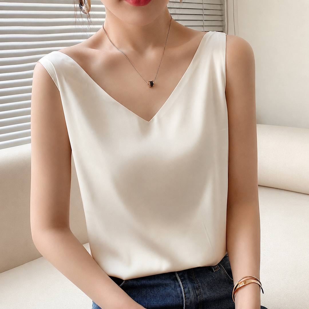 Orina | Women's V-Neck Sleeveless Tank Top