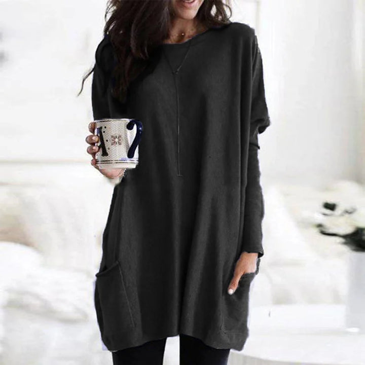 Briella | Women's Oversized Long Sleeve Tunic with Pockets