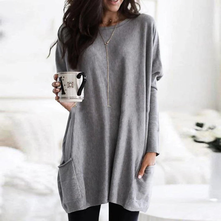 Briella | Women's Oversized Long Sleeve Tunic with Pockets