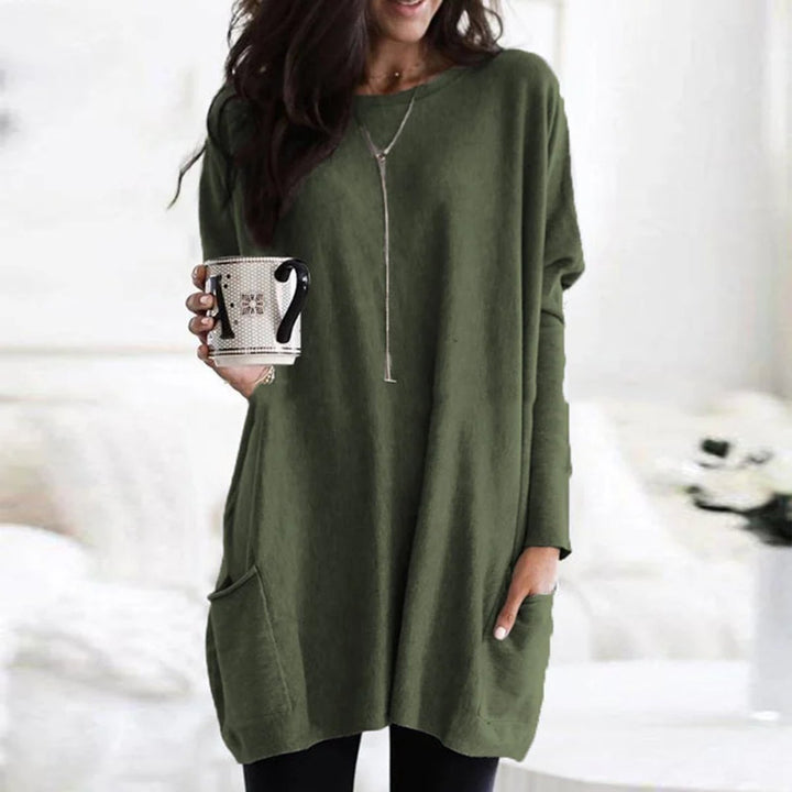Briella | Women's Oversized Long Sleeve Tunic with Pockets