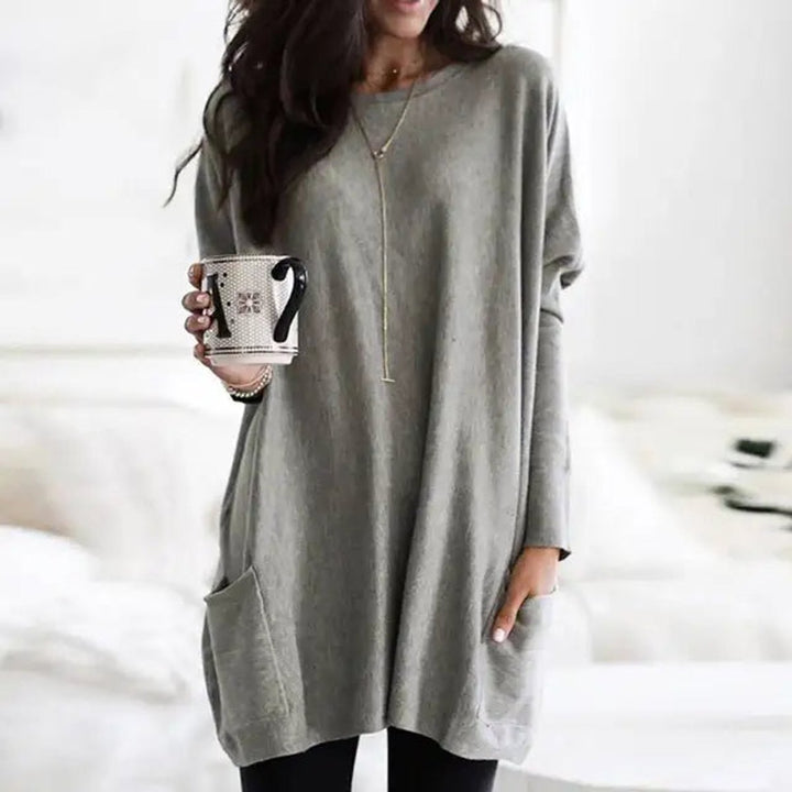 Briella | Women's Oversized Long Sleeve Tunic with Pockets