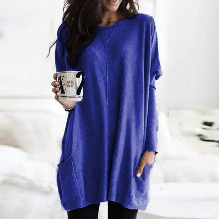 Briella | Women's Oversized Long Sleeve Tunic with Pockets