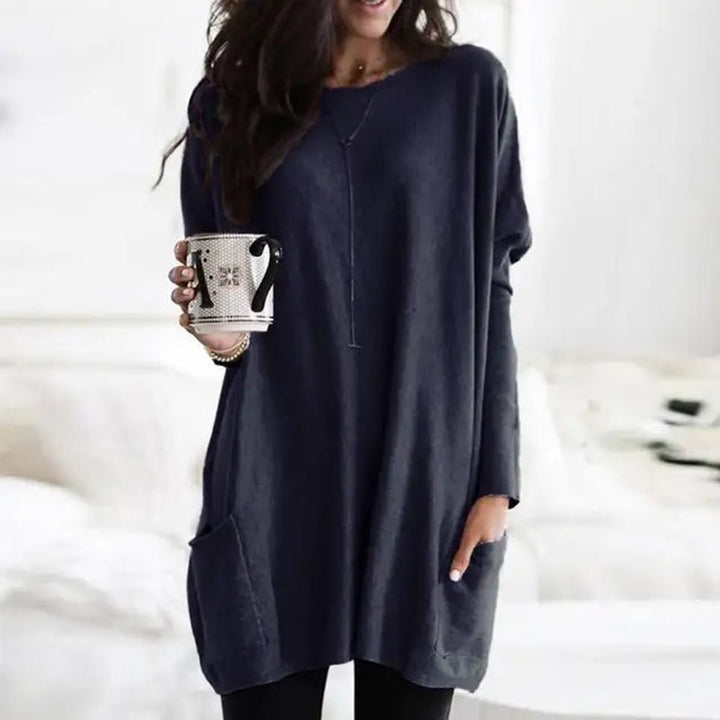 Briella | Women's Oversized Long Sleeve Tunic with Pockets