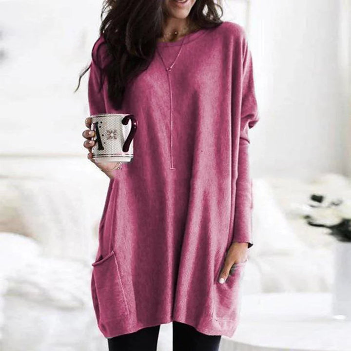 Briella | Women's Oversized Long Sleeve Tunic with Pockets