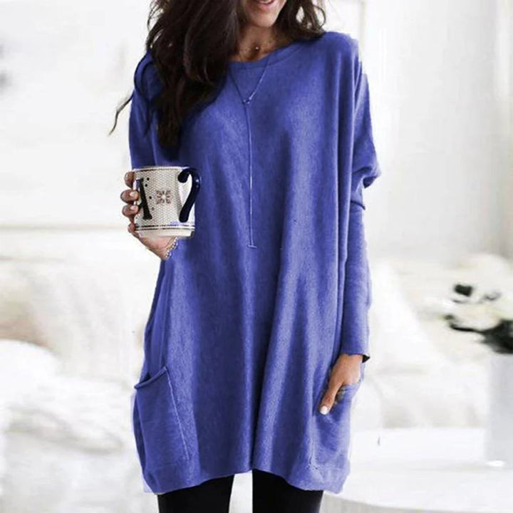 Briella | Women's Oversized Long Sleeve Tunic with Pockets