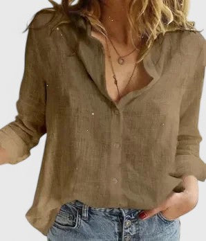 Quinby | Women's Floral Print Collared Blouse