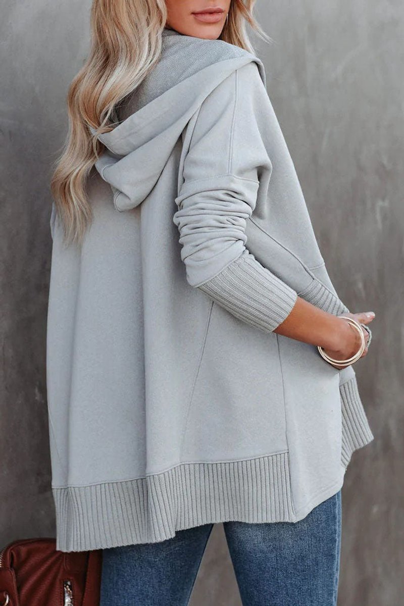 Waverly | Women's Oversized Henley Pullover Hoodie